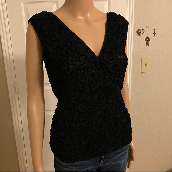 NWOT Vintage Smocked Top - Picture 2 of 10